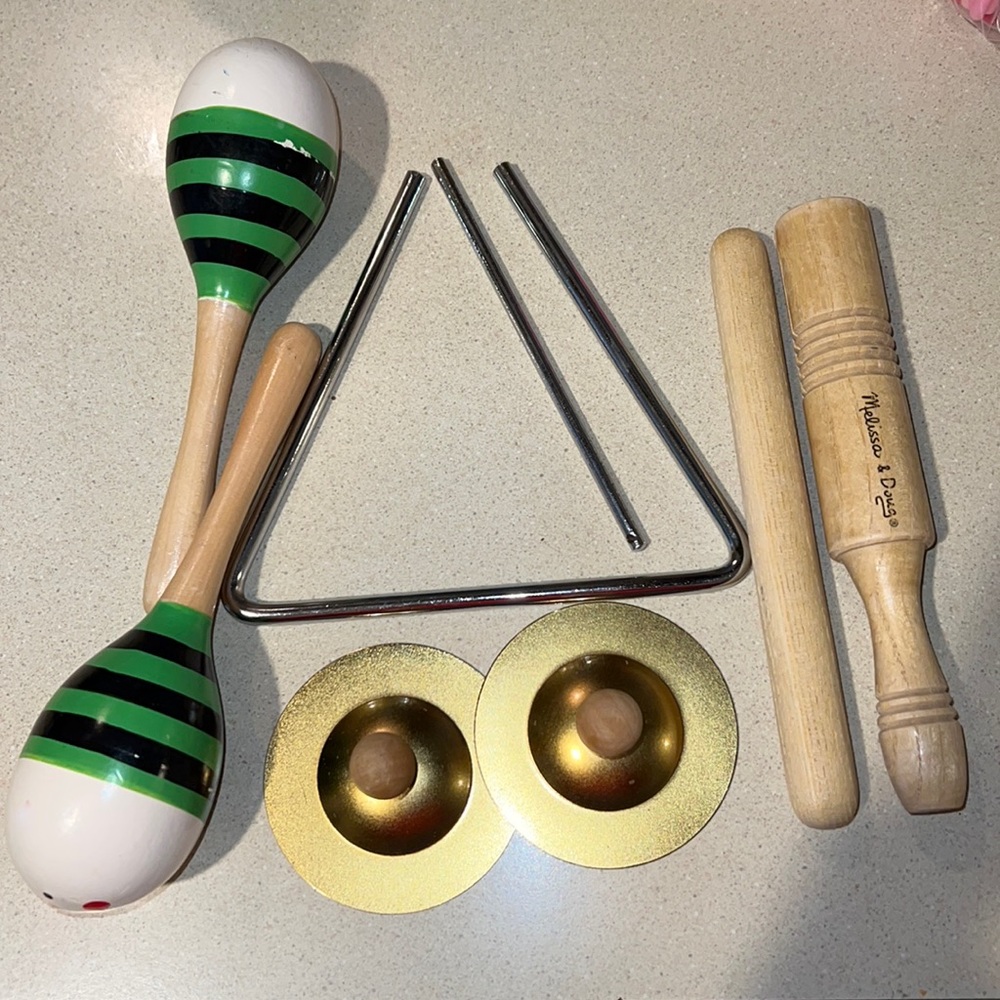 8pc Mellissa & Doug instruments
